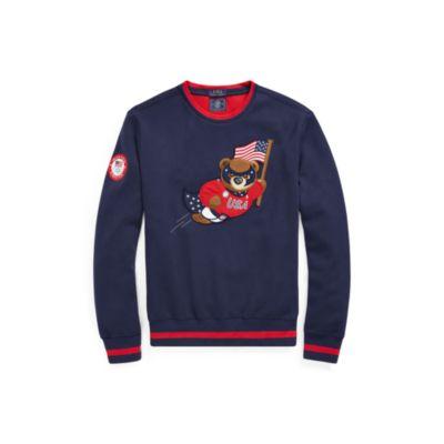 Ralph Lauren Team Usa Polo Bear Sweatshirt French Navy