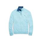 Ralph Lauren Cotton-blend Half-zip Pullover Watch Hill Blue Heather