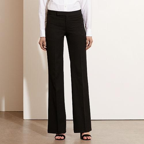Ralph Lauren Lauren Stretch Twill Flared Pant Black