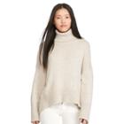 Polo Ralph Lauren Boxy Turtleneck Sweater Almond Heather