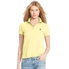 Ralph Lauren Classic Fit-short Sleeve-knit Wicket Yellow