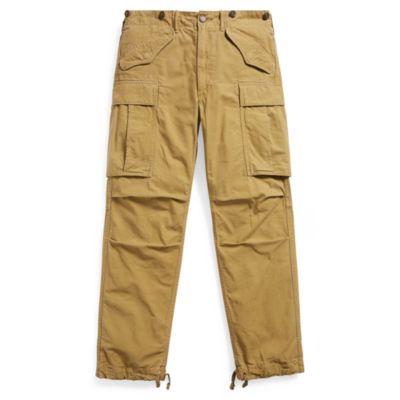 Ralph Lauren Cotton Dobby Cargo Pant Vintage Brown