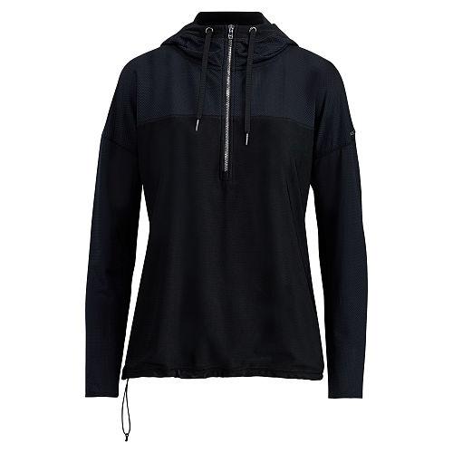 Ralph Lauren Polo Sport Mesh Half-zip Hoodie Black