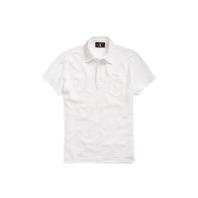 Ralph Lauren Jacquard-knit Cotton Polo Paper White