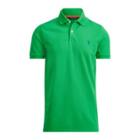 Ralph Lauren Custom Fit Stretch Mesh Polo Preppy Green