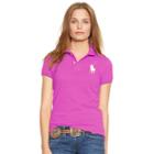 Polo Ralph Lauren Skinny-fit Big Pony Polo Shirt Maui Pink