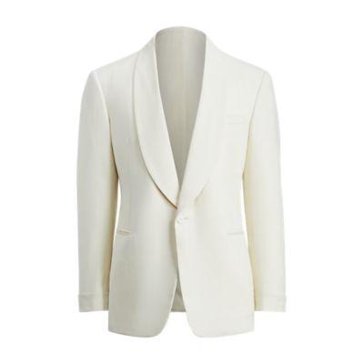 Ralph Lauren Handmade Wool Dinner Jacket Cream