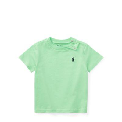 Ralph Lauren Cotton Jersey Crewneck T-shirt New Lime 3m