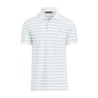 Ralph Lauren Custom Slim Performance Polo White/austin Blue/celadon