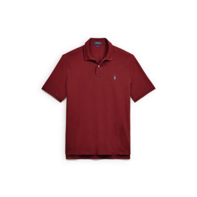 Ralph Lauren Classic Fit Mesh Polo Shirt Fall Burgundy 1x Big