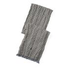 Polo Ralph Lauren Gingham Linen-cotton Scarf Black/parchment