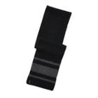 Ralph Lauren Rugby-stripe Wool-blend Scarf Black/charcoal
