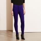 Ralph Lauren Lauren Petite Premier Skinny Jean Purple
