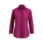 Ralph Lauren Cotton-silk Button-down Shirt Berry Jam