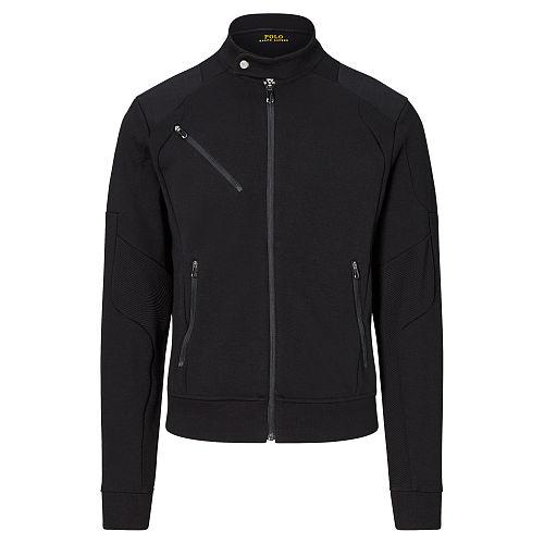Ralph Lauren Polo Sport Double-knit Moto Jacket Polo Black
