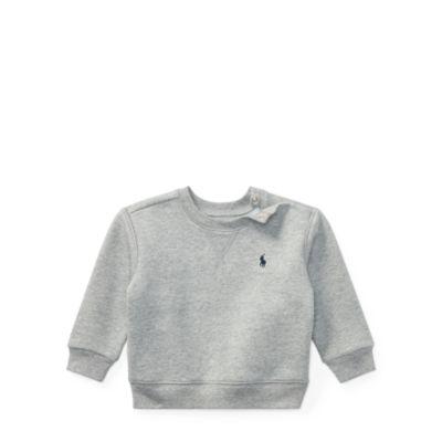 Ralph Lauren Cotton-blend-fleece Sweatshirt Dark Sport Heather 3m