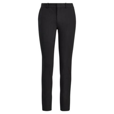 Ralph Lauren High-rise Twill Straight Pant Polo Black