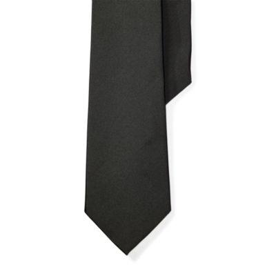 Ralph Lauren Peau De Soie Narrow Tie Grey