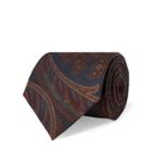 Ralph Lauren Paisley Cashmere-silk Tie Navy