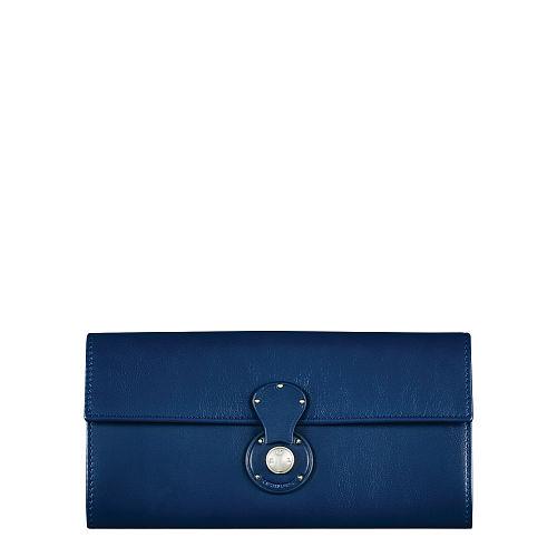 Ralph Lauren Soft Ricky Continental Wallet Navy