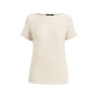 Ralph Lauren Boatneck Short-sleeve Sweater Natural Xsp