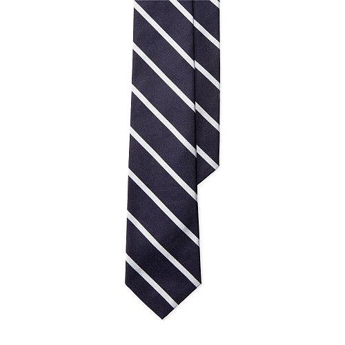 Polo Ralph Lauren Striped Silk Repp Tie Navy/white