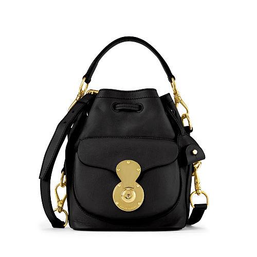 Ralph Lauren Small Ricky Drawstring Bag Black