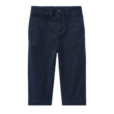 Ralph Lauren Flat-front Cotton Chino Navy 9m