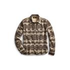 Ralph Lauren Knit Wool-cashmere Workshirt Grey Multi