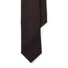 Ralph Lauren Circle-print Wool Narrow Tie Navy