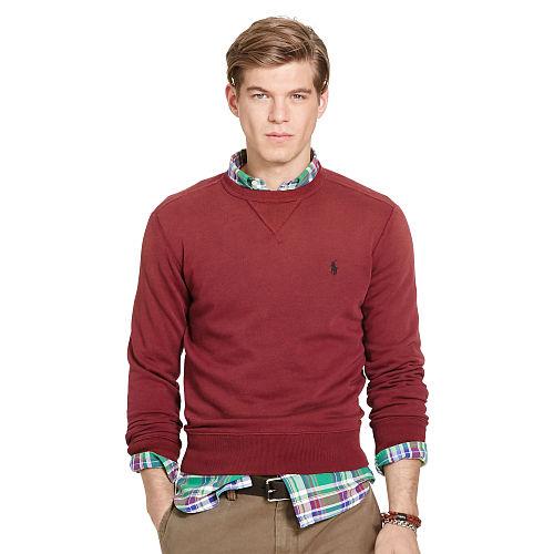 Polo Ralph Lauren Cotton-blend-fleece Sweatshirt Classic Wine