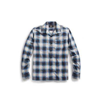 Ralph Lauren Plaid Cotton Poplin Workshirt Rl 961 Blue Black