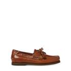 Ralph Lauren Merton Leather Boat Shoe Polo Tan