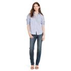 Ralph Lauren Cotton Button-down Shirt Blue/white Xsp