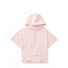 Ralph Lauren Hooded Cotton Terry Cover-up Hint Of Pink 9m