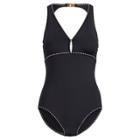 Ralph Lauren Keyhole Lace-back One-piece Black