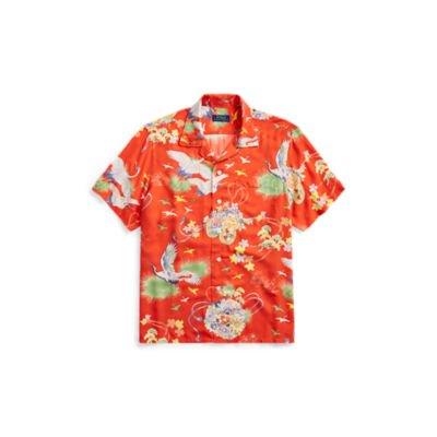 Ralph Lauren Classic Fit Camp Shirt Crane Hawaiian 3x Big