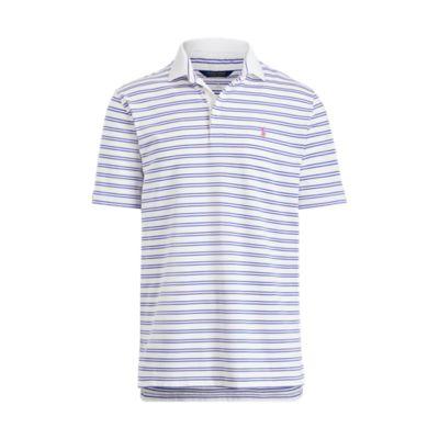 Ralph Lauren Active Fit Performance Polo Wht/royal/new Hibiscus