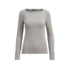 Ralph Lauren Striped Boatneck Top Cityscape Gry Htr