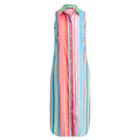 Ralph Lauren Lauren Striped Sleeveless Sleep Shirt Run On Stripe Large