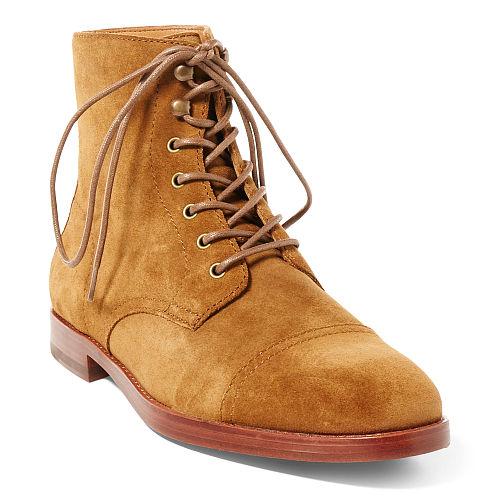 Polo Ralph Lauren Daley Suede Boot Tan
