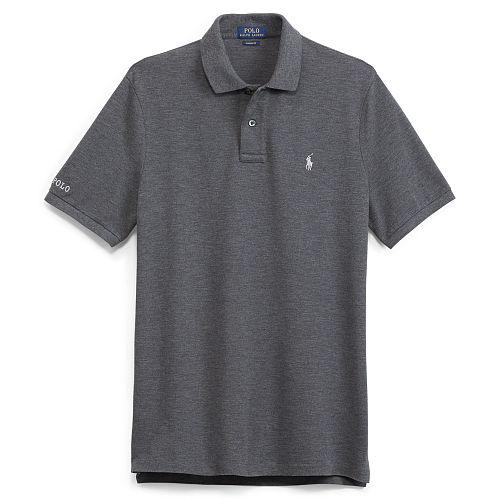 Polo Ralph Lauren Classic Fit Cotton Mesh Polo Stadium Grey Heather