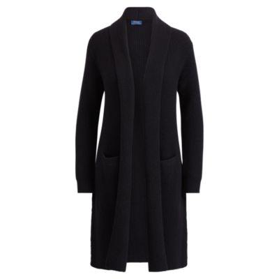 Ralph Lauren Wool-cashmere Cardigan Polo Black