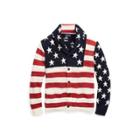 Ralph Lauren Flag Cotton-blend Cardigan Flag Multi