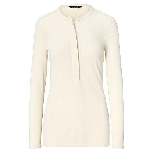 Ralph Lauren Lauren Jersey Henley Antique Ivory