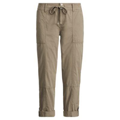 Ralph Lauren Drawstring Chino Cargo Pant Sage Moss