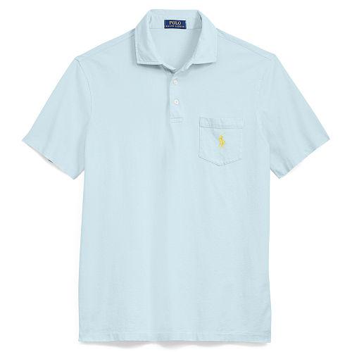 Polo Ralph Lauren Custom Fit Cotton Pocket Polo Elite Blue