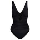 Ralph Lauren Keyhole-front One-piece Black