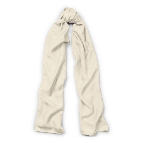 Ralph Lauren Rl Silk-wool Scarf Cream