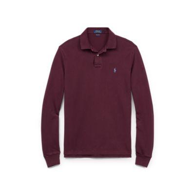 Ralph Lauren Classic Fit Long-sleeve Polo Fall Burgundy